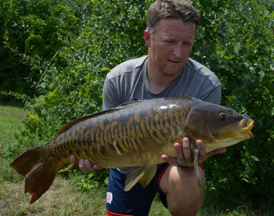 A nice reward for lots of work and many hours spent on the water prior to actually fishing: monster mirrors